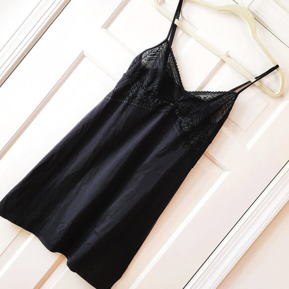 Cosabella Other - 👗 Cosabella Lusso Italy Lace Black Dress Slip Chemise Cami size S Fits 4/6/M